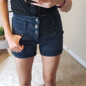 High waisted shorts